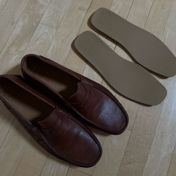 Ted Baker Alerrt Driving Loafer Shoe in Brown Chocolate 44 - Picture 7 of 16